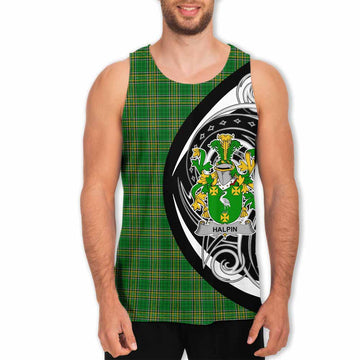 Halpin Irish Clan Men's Tank Top Celtic Circle Style
