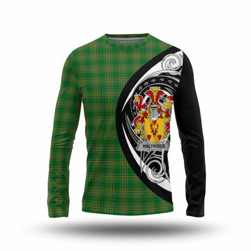 Tartan Vibes Clothing Haltridge Irish Clan Long Sleeve T-Shirt Celtic Circle Style