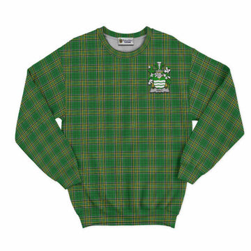 Haly Irish Clan Tartan Sweatshirt with Coat of Arms Unisex - Tartan Vibes Clothing