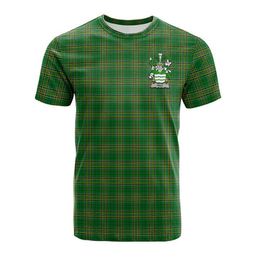 Haly Irish Clan Tartan Cotton T-shirt with Coat of Arms Kid's Shirt - Tartan Vibes Clothing