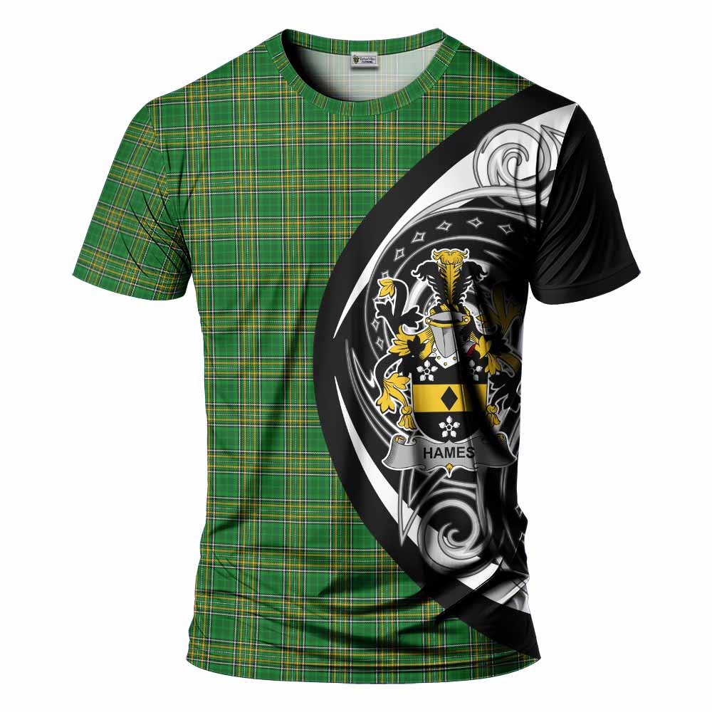 Hames Irish Clan T-Shirt Celtic Circle Style Kid's Shirt - Tartan Vibes Clothing