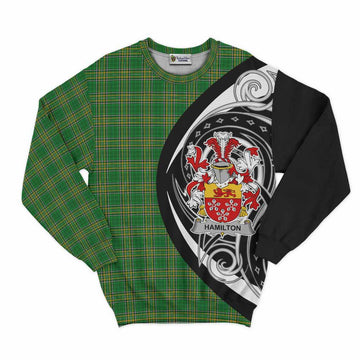 Hamilton Irish Clan Sweatshirt Celtic Circle Style