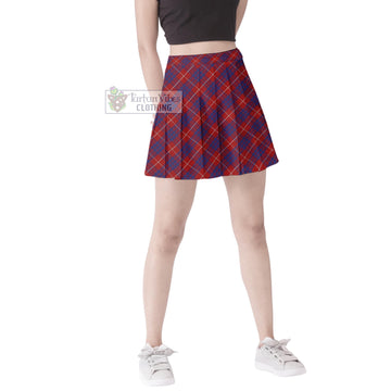 Hamilton Tartan Women's Plated Mini Skirt