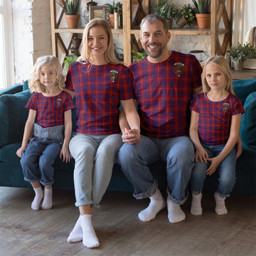 Hamilton Tartan T-Shirt with Family Crest