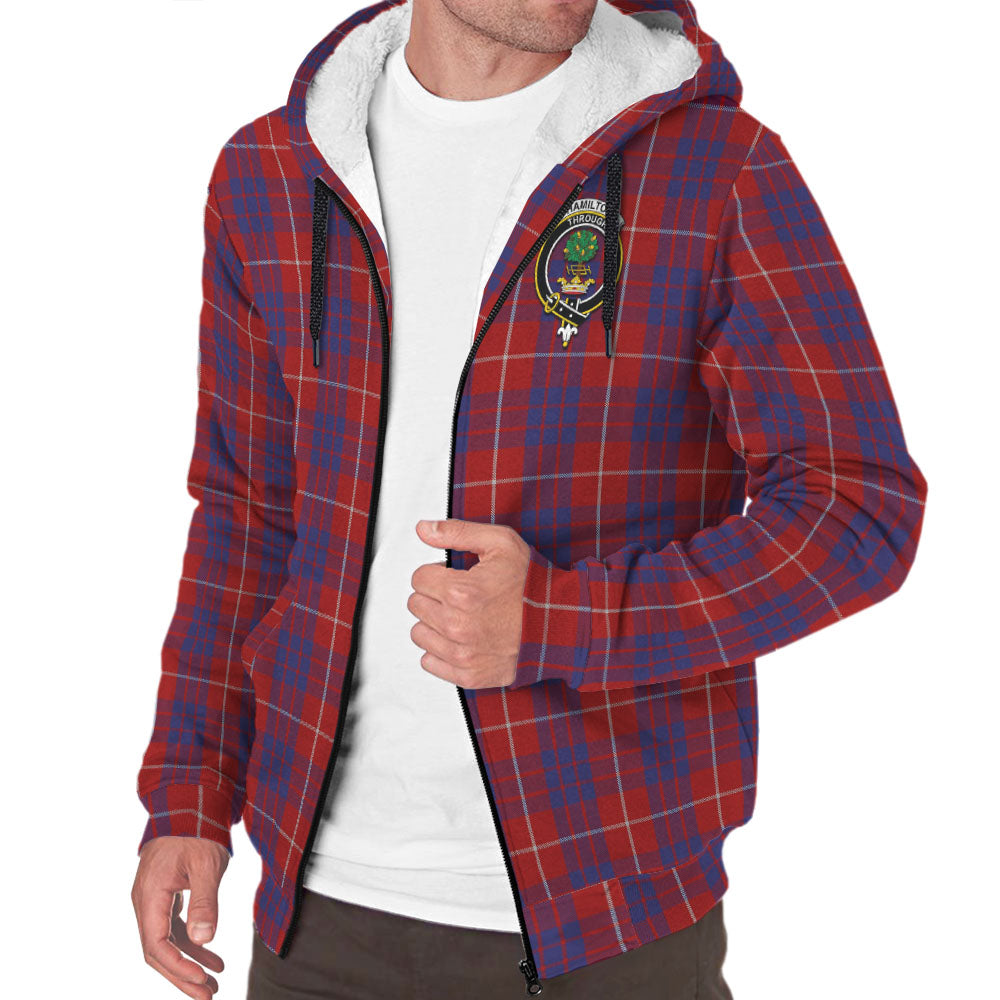 hamilton-tartan-sherpa-hoodie-with-family-crest