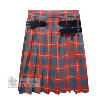 Hamilton Ancient Tartan Men's Pleated Skirt - Fashion Casual Retro Scottish Kilt Style