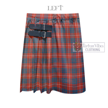 Hamilton Ancient Tartan Men's Pleated Skirt - Fashion Casual Retro Scottish Kilt Style
