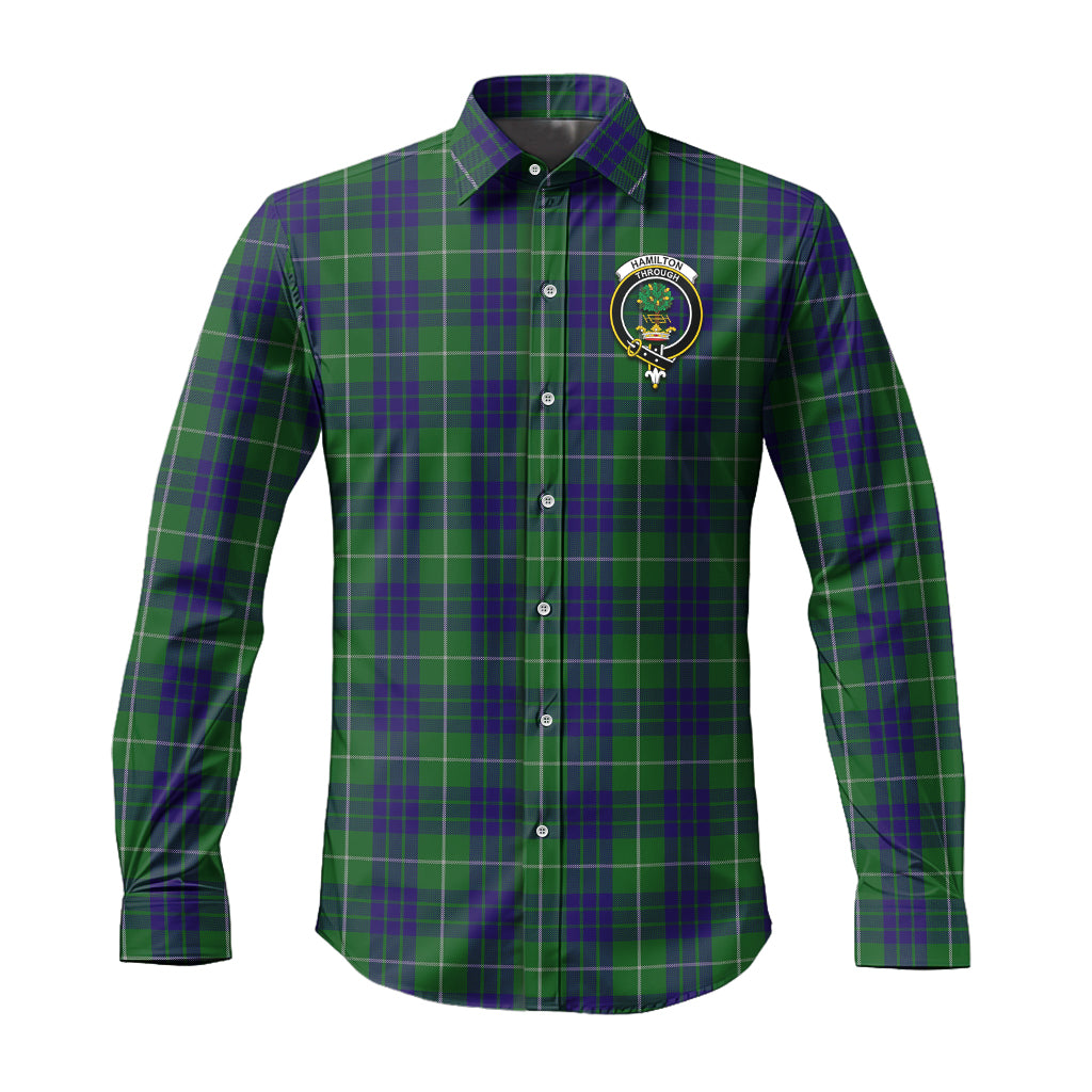 hamilton-green-hunting-tartan-long-sleeve-button-up-shirt-with-family-crest