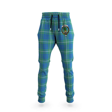 Hamilton Hunting Ancient Tartan Joggers Pants with Family Crest