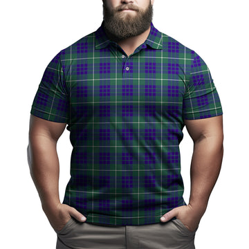 hamilton-hunting-modern-tartan-mens-polo-shirt-tartan-plaid-men-golf-shirt-scottish-tartan-shirt-for-men