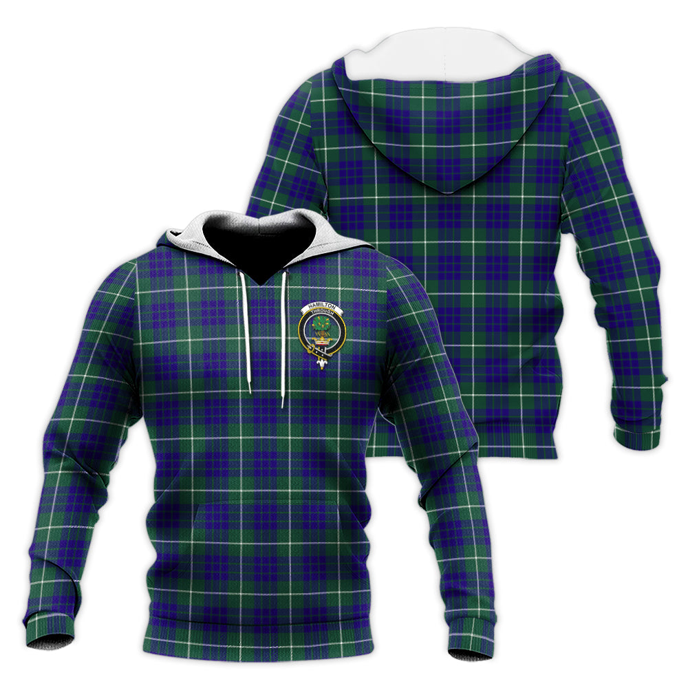 hamilton-hunting-modern-tartan-knitted-hoodie-with-family-crest