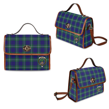 hamilton-hunting-modern-tartan-leather-strap-waterproof-canvas-bag-with-family-crest