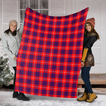 Hamilton Modern Tartan Blanket