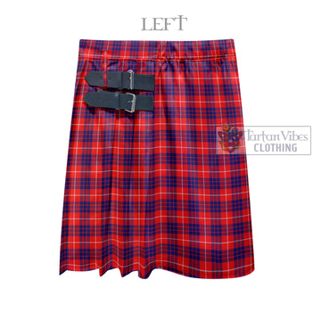 Hamilton Modern Tartan Men's Pleated Skirt - Fashion Casual Retro Scottish Kilt Style