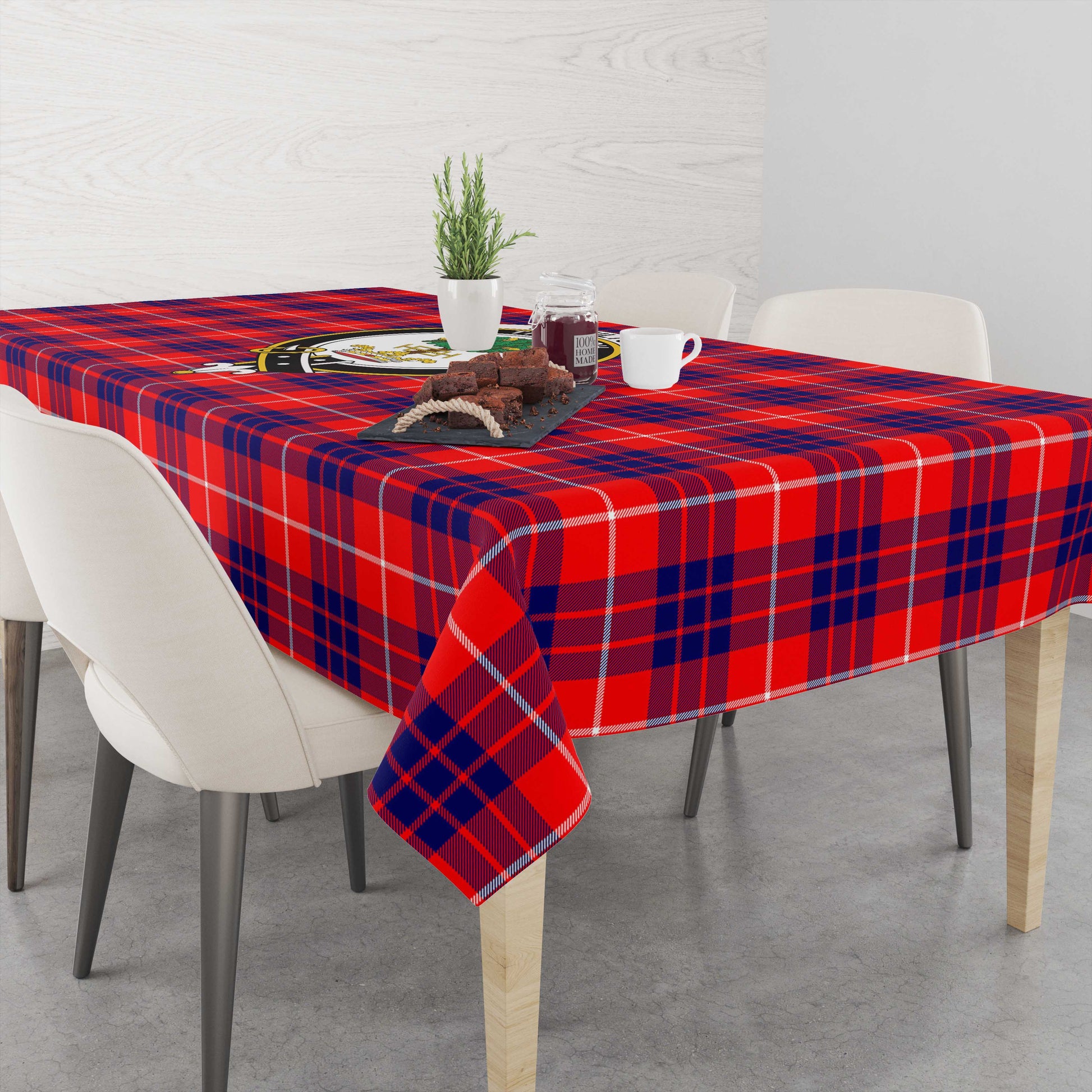 hamilton-modern-tatan-tablecloth-with-family-crest