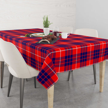 Hamilton Modern Tatan Tablecloth with Family Crest