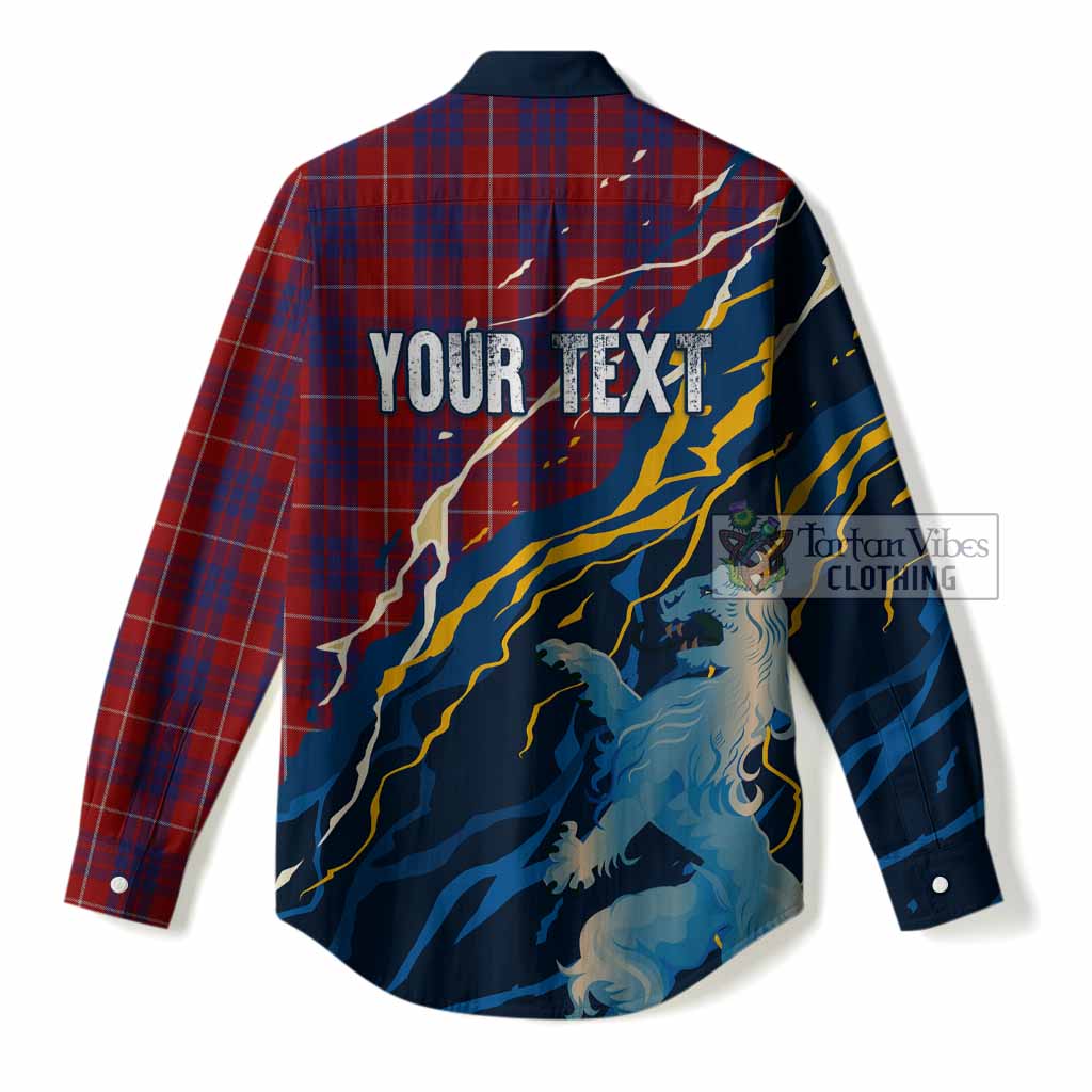 Hamilton Scotland Tartan Women Casual Shirt WC2026 Football - We'll Be Coming