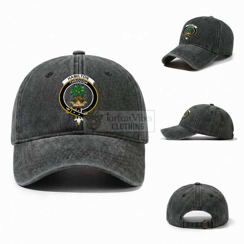 Hamilton Scottish Clan Crest Washed Baseball Cap