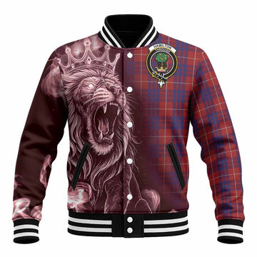 Hamilton Tartan Baseball Jacket Roaring Lion Heritage