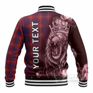 Hamilton Tartan Baseball Jacket Roaring Lion Heritage