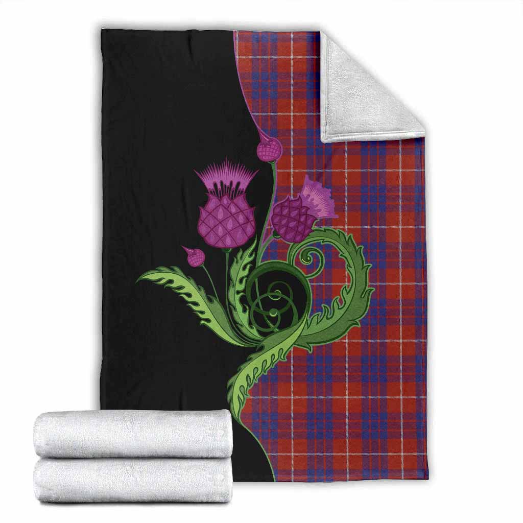 Hamilton Tartan Blanket Traditional Scottish Thistle X-Large 59 x 79 inches 150 x 200 cm - Tartan Vibes Clothing