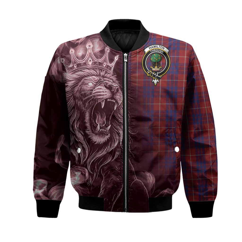 Hamilton Tartan Bomber Jacket Roaring Lion Heritage
