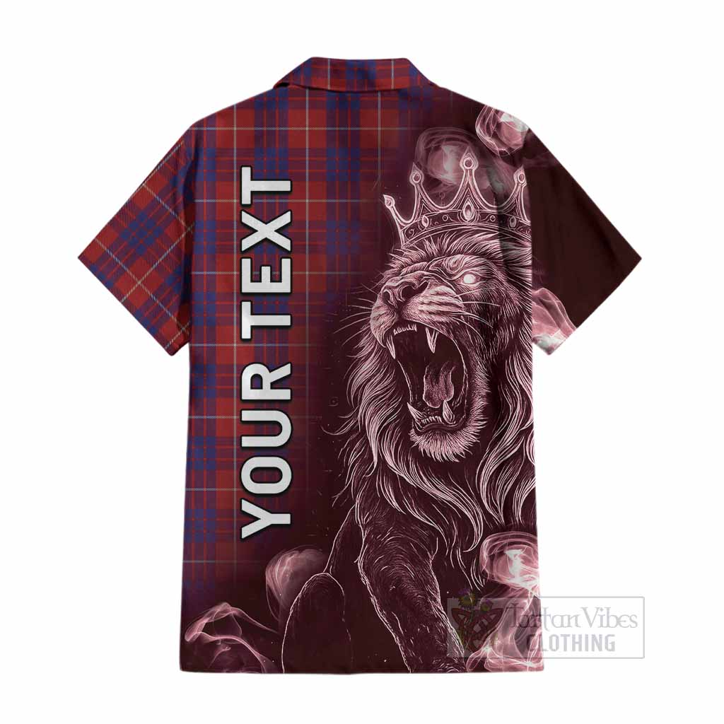 Hamilton Tartan Cotton Hawaiian Shirt Roaring Lion Heritage
