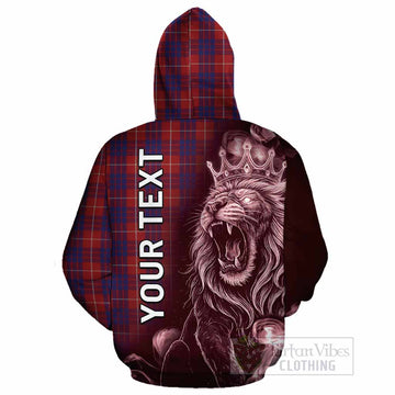 Hamilton Tartan Cotton Hoodie Roaring Lion Heritage