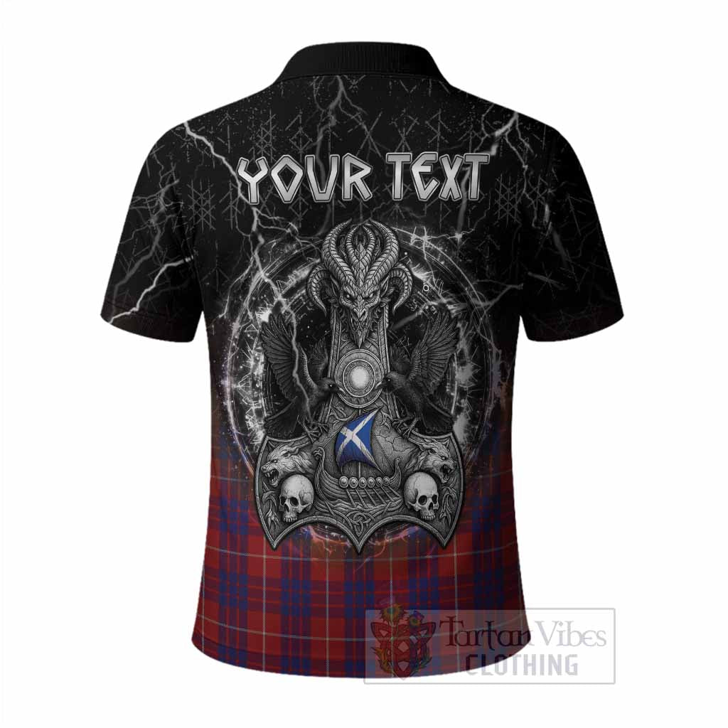 Hamilton Tartan Crest Polo Shirt Celtic Odin's Raven Legacy