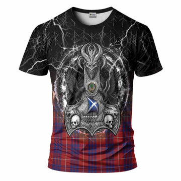 Hamilton Tartan Crest T-Shirt Celtic Odin's Raven Legacy