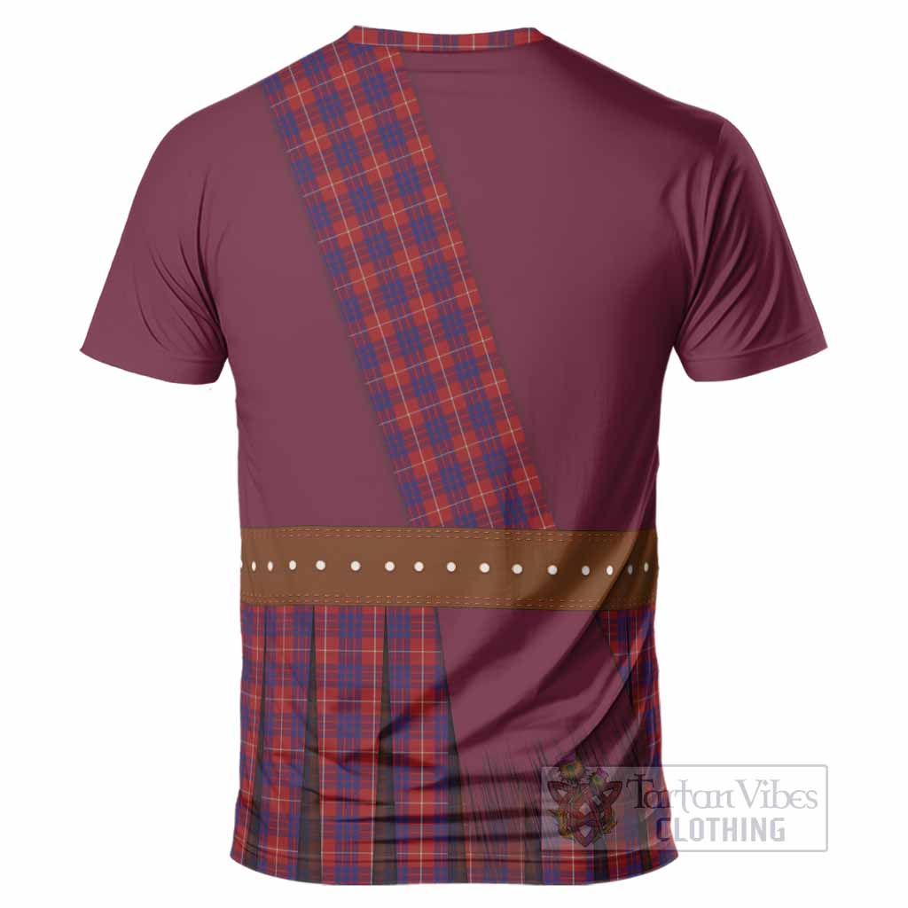 Hamilton Tartan Crest T-Shirt Kilt Costume Style