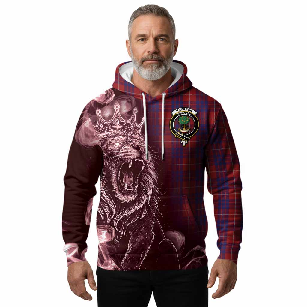Hamilton Tartan Hoodie Roaring Lion Heritage