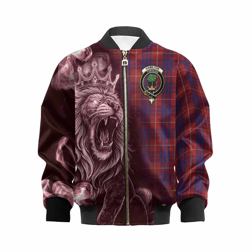 Hamilton Tartan Kid Bomber Jacket Roaring Lion Heritage