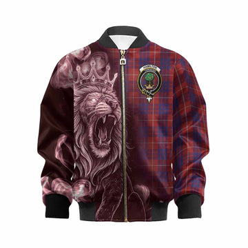Hamilton Tartan Kid Bomber Jacket Roaring Lion Heritage