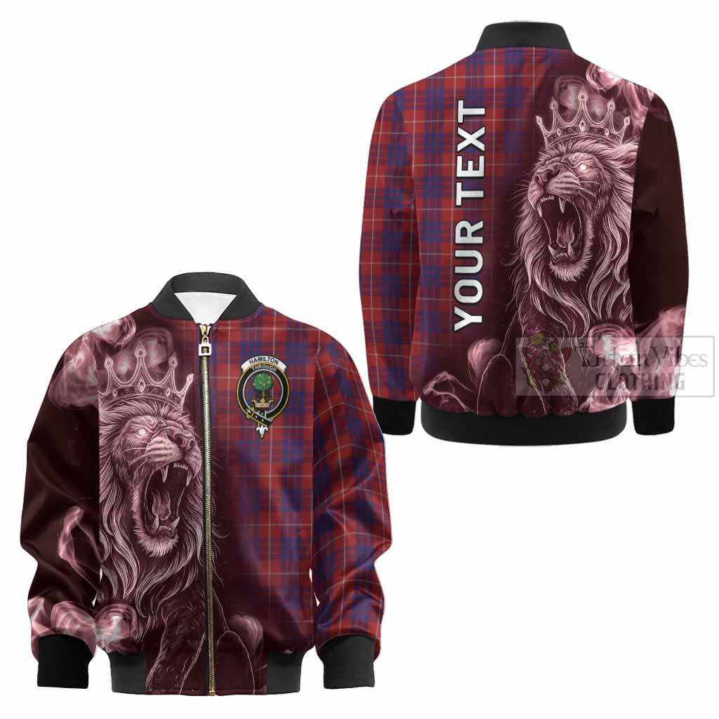 Hamilton Tartan Kid Bomber Jacket Roaring Lion Heritage