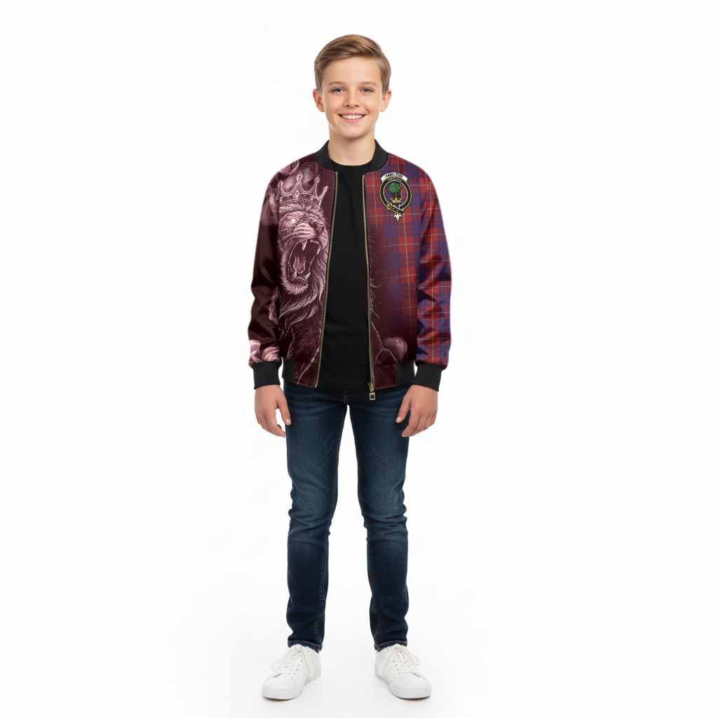 Hamilton Tartan Kid Bomber Jacket Roaring Lion Heritage