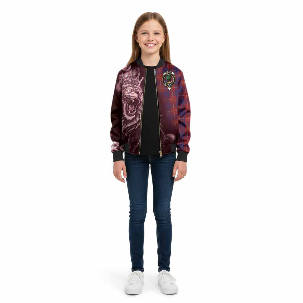Hamilton Tartan Kid Bomber Jacket Roaring Lion Heritage
