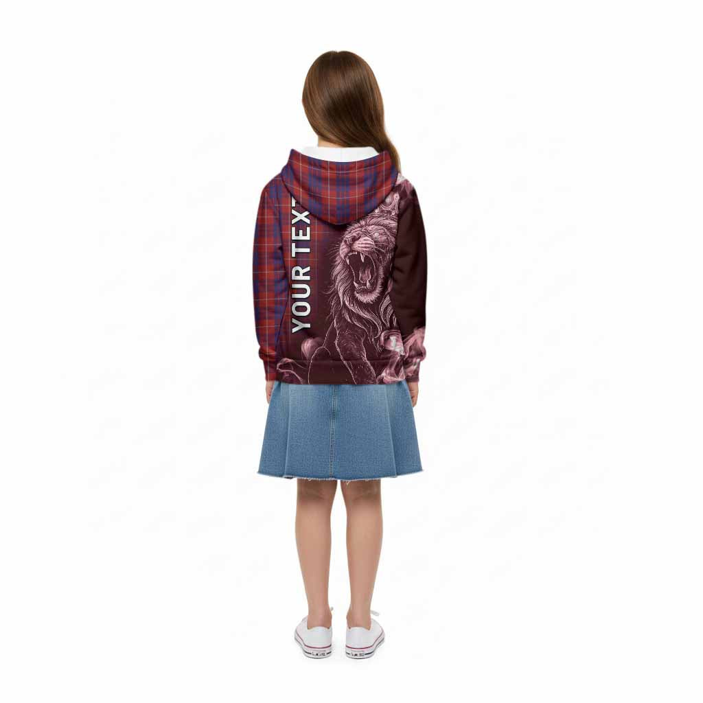 Hamilton Tartan Kid Hoodie Roaring Lion Heritage