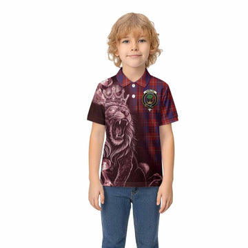 Hamilton Tartan Kid Polo Shirt Roaring Lion Heritage