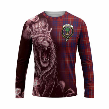Hamilton Tartan Long Sleeve T-Shirt Roaring Lion Heritage