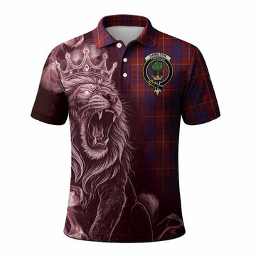 Hamilton Tartan Polo Shirt Roaring Lion Heritage