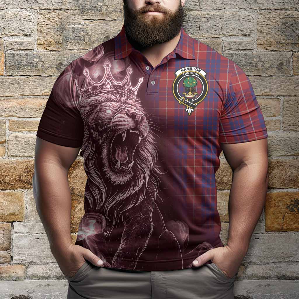 Hamilton Tartan Polo Shirt Roaring Lion Heritage