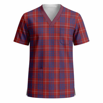 Hamilton Tartan Scrub Top - Tartan Vibes Clothing