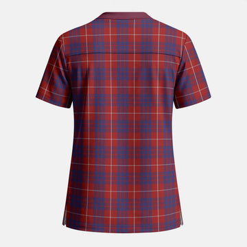 Hamilton Tartan Scrub Top - Tartan Vibes Clothing