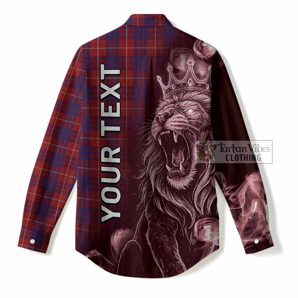 Hamilton Tartan Women Casual Shirt Roaring Lion Heritage