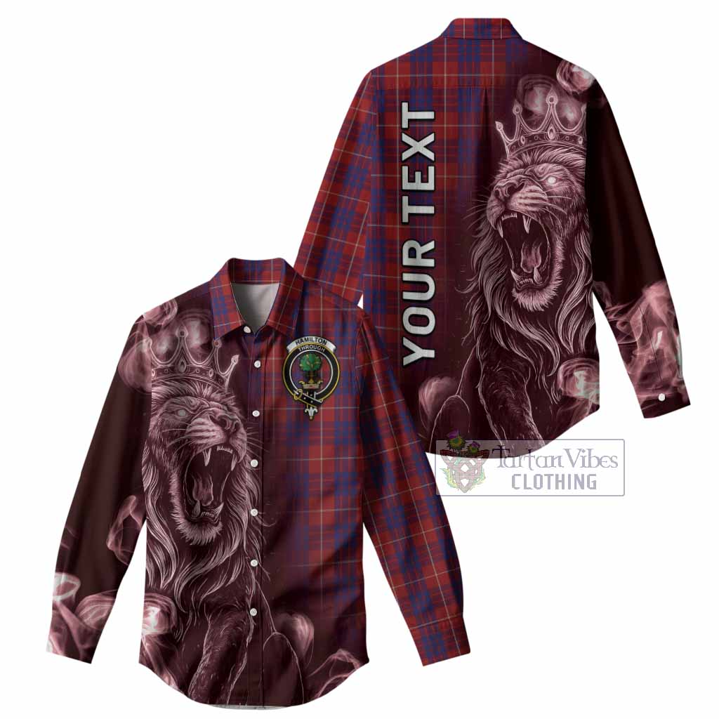 Hamilton Tartan Women Casual Shirt Roaring Lion Heritage