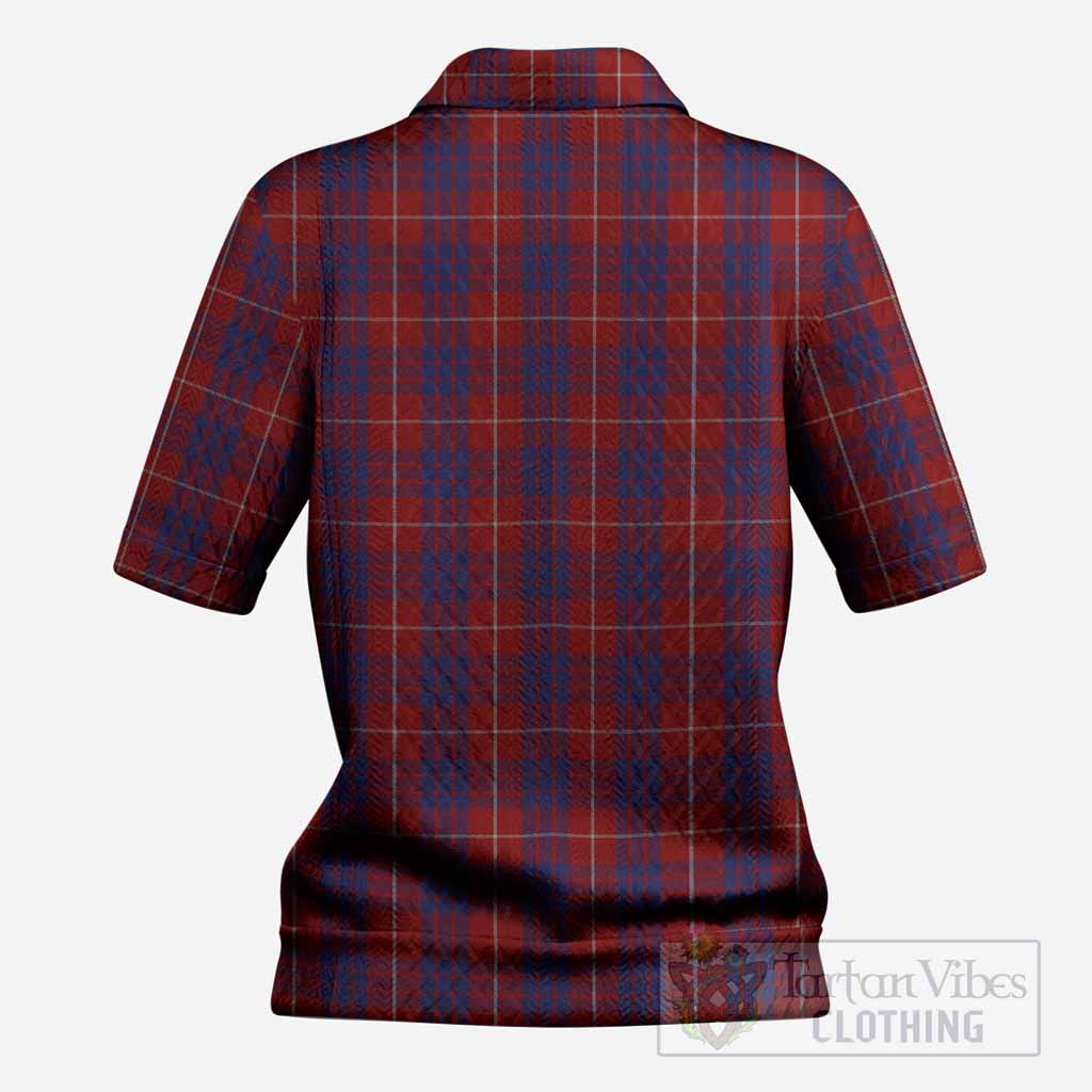 Hamilton Tartan Women’s Polo Sweater Top