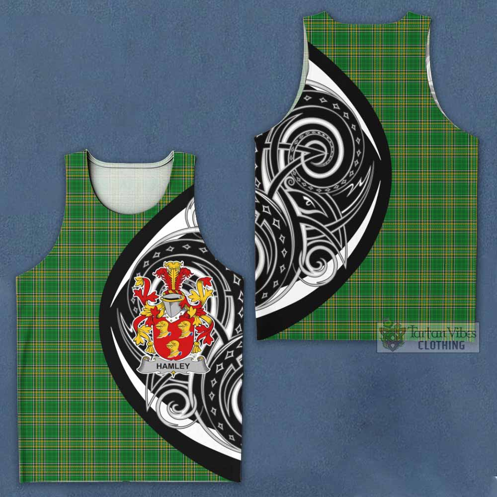 Tartan Vibes Clothing Hamley Irish Clan Men's Tank Top Celtic Circle Style