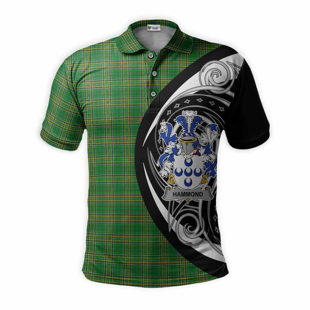 Tartan Vibes Clothing Hammond Irish Clan Polo Shirt Celtic Circle Style