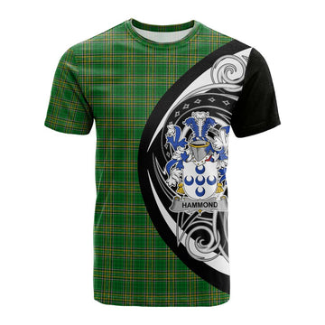 Tartan Vibes Clothing Hammond Irish Clan Cotton T-shirt Celtic Circle Style